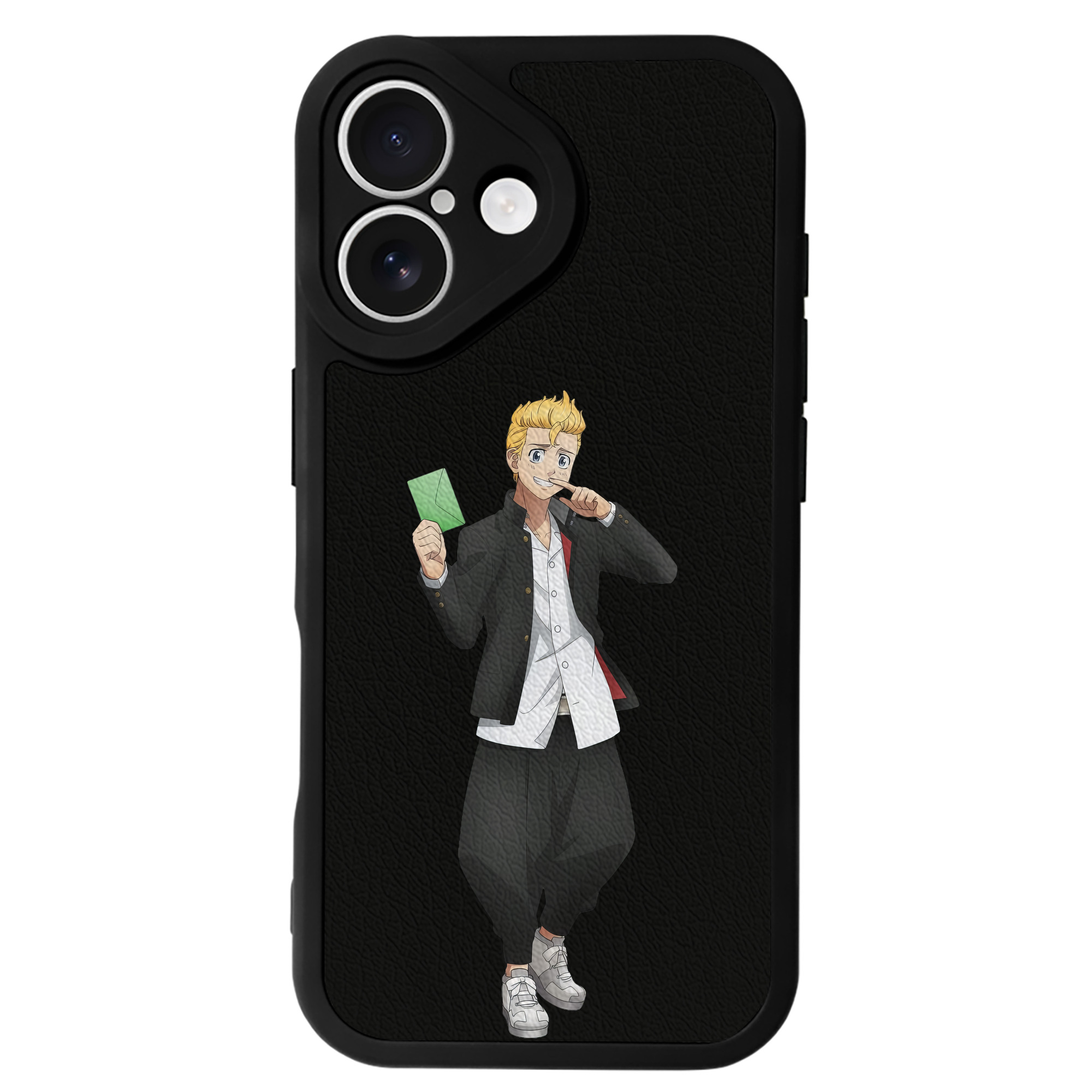 （画像用） 東京リベンジャーズ Tokyo Revengers 【iPhone 16シリーズ対応】シリコンスマホケース（レザー調） 材質：シリコン